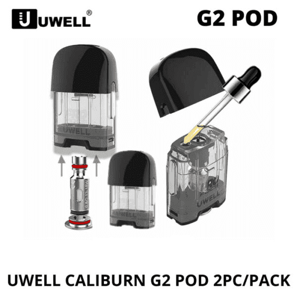Uwell Caliburn G2 咖哩棒煙彈空倉成品芯:圖片 4