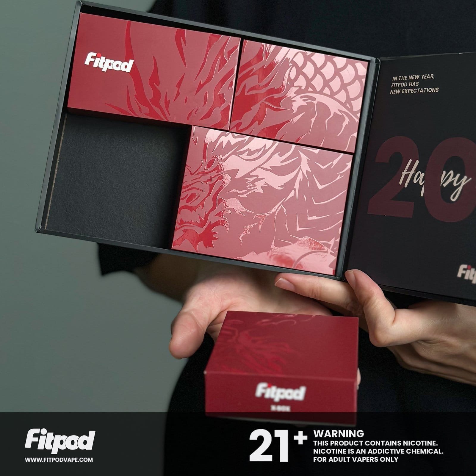 Fitpod X/X-BOX龍年2024限量版電子煙套裝禮盒:圖片 5
