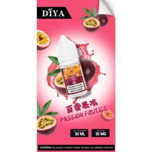 DIYA叮啞電子煙通用瓶裝小煙油 【百香果冰】30MG/30ML