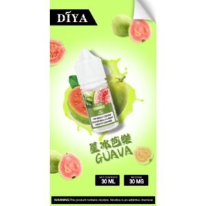 DIYA叮啞電子煙通用瓶裝小煙油 【冰星芭樂】30mg/30ml