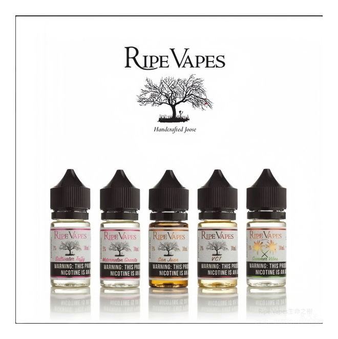 Ripe Vapes生命之樹電子菸VCT雪茄聖胡安小煙油